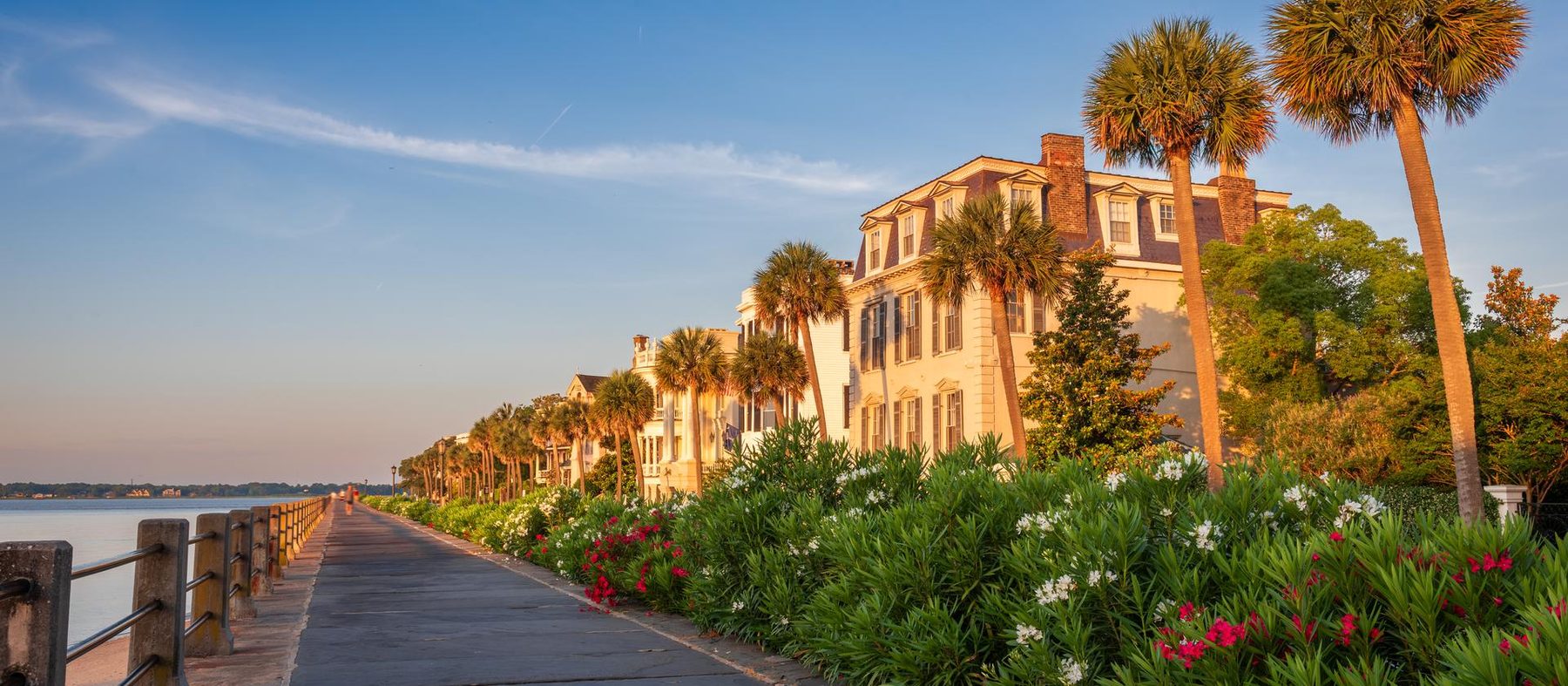 Houses along the High Battery on the Charleston peninsula